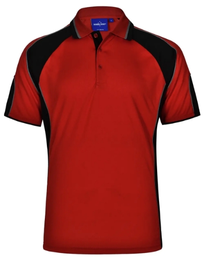 Picture of Winning Spirit, Mens Cooldry Contrast Polo w Panels